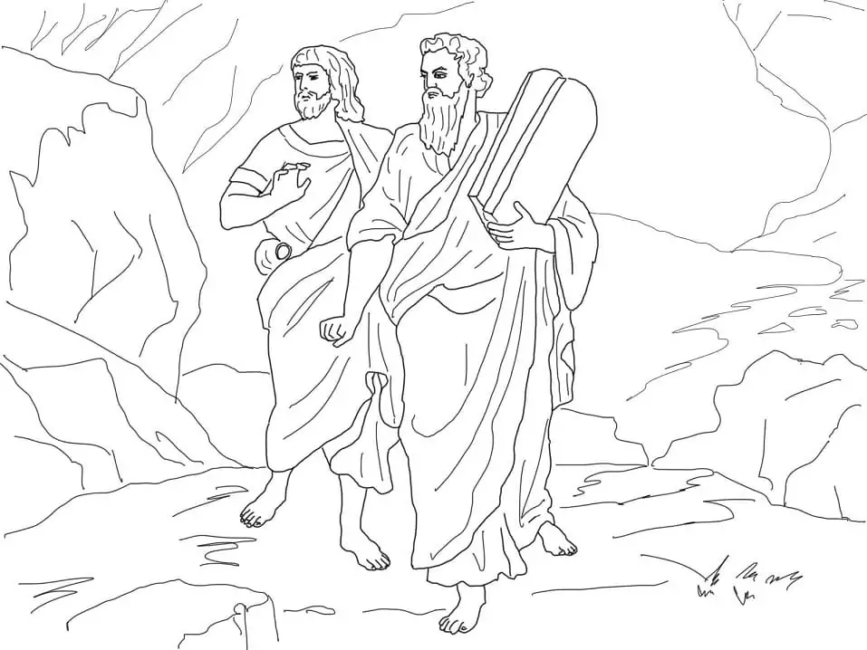 Moses Coloring Pages 2