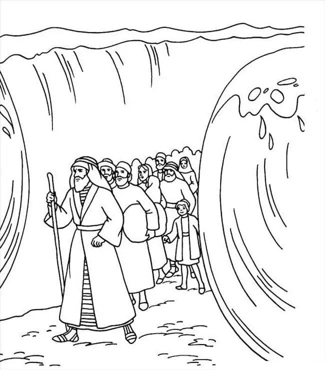 Moses Coloring Pages 20