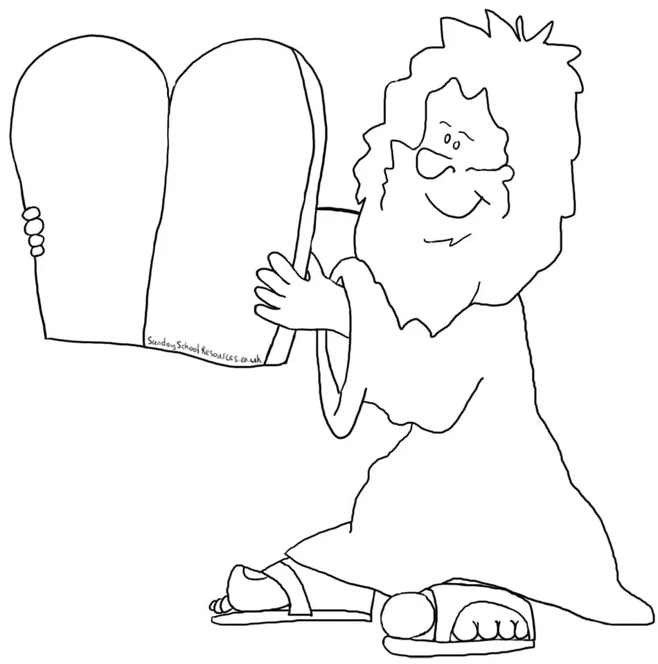Moses Coloring Pages 22