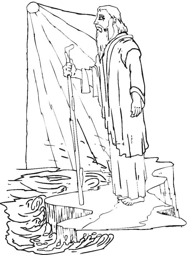 Moses Coloring Pages 29