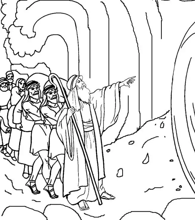 Moses Coloring Pages 37