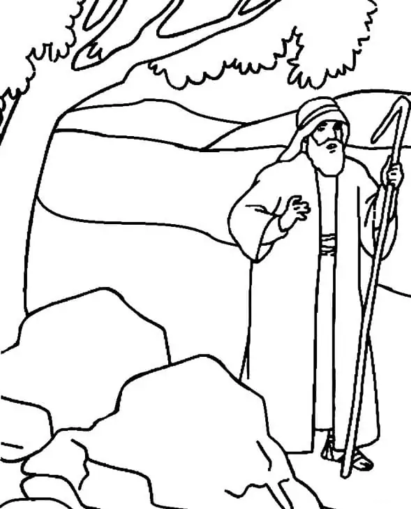 Moses Coloring Pages 39