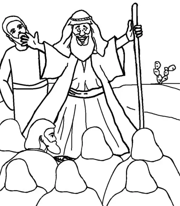 Moses Coloring Pages 40