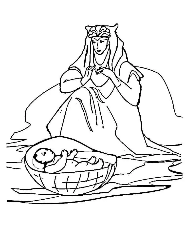 Moses Coloring Pages 43