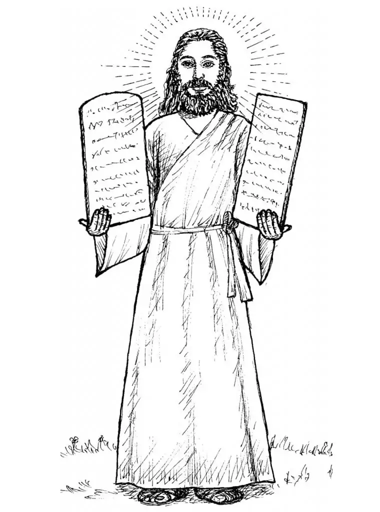 Moses Coloring Pages 50