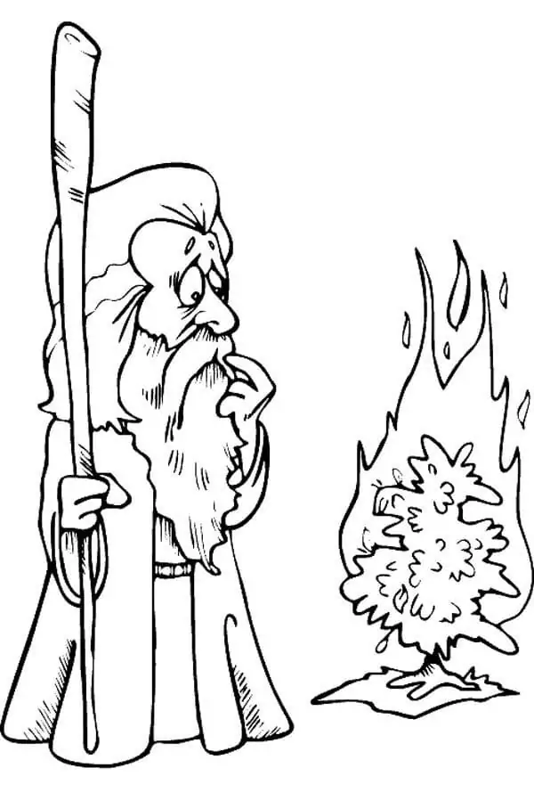 Moses Coloring Pages 6