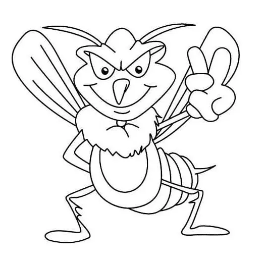Desenhos de Mosquito Para Colorir 18