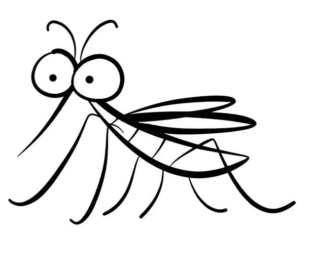 Desenhos de Mosquito Para Colorir 3