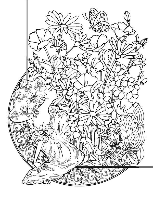 Mutter Natur Ausmalbilder 9