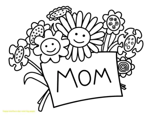 Mother s Day Coloring Pages 1
