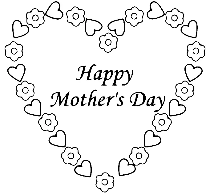 Mother s Day Coloring Pages 15