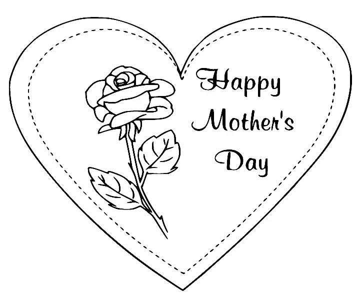 Mother s Day Coloring Pages 16