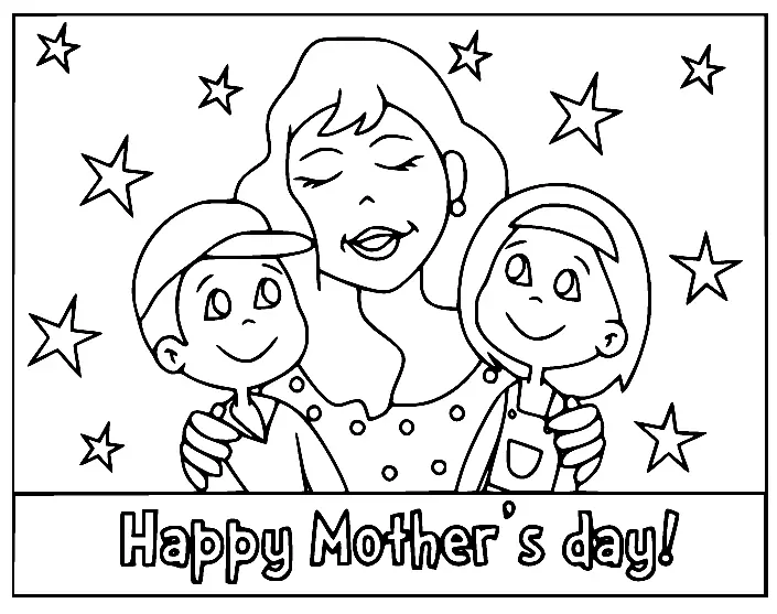 Mother s Day Coloring Pages 18