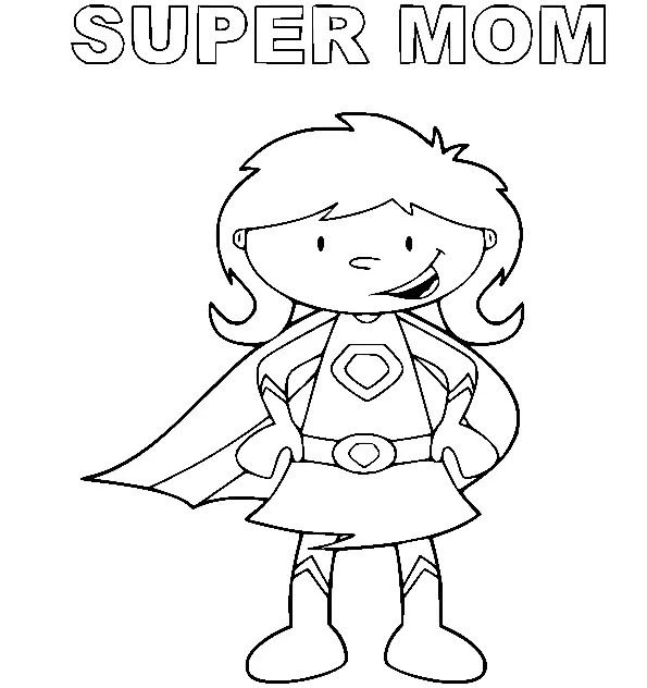Mother s Day Coloring Pages 19