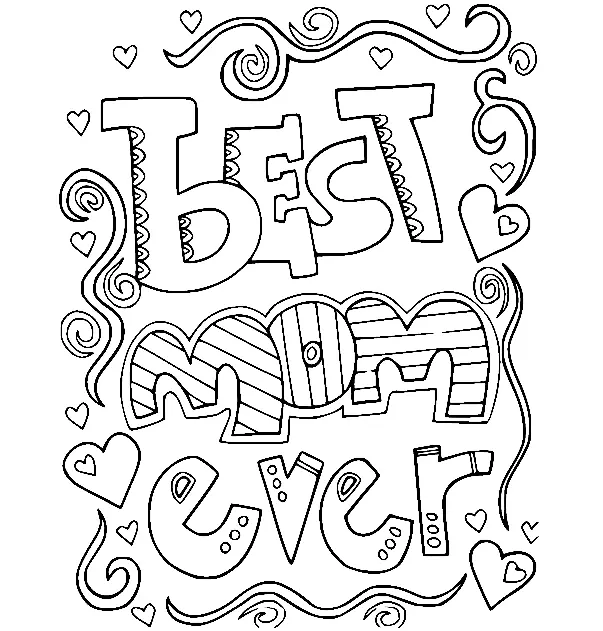 Mother s Day Coloring Pages 23