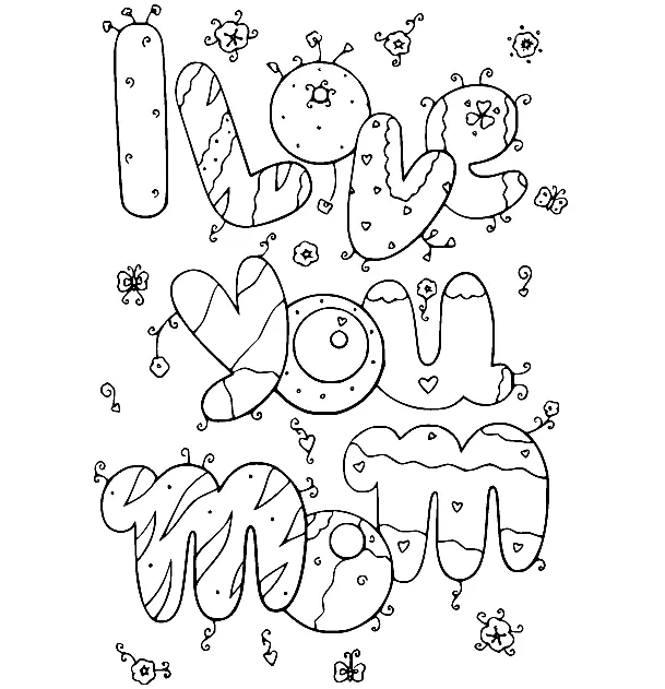 Mother s Day Coloring Pages 24