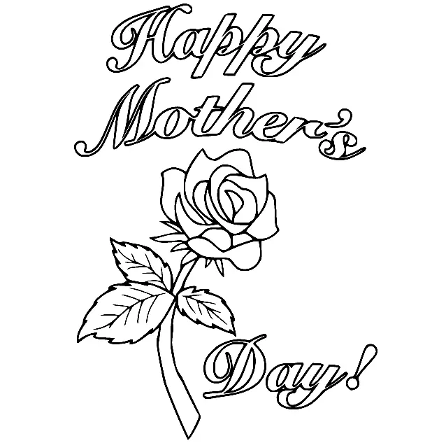 Mother s Day Coloring Pages 27
