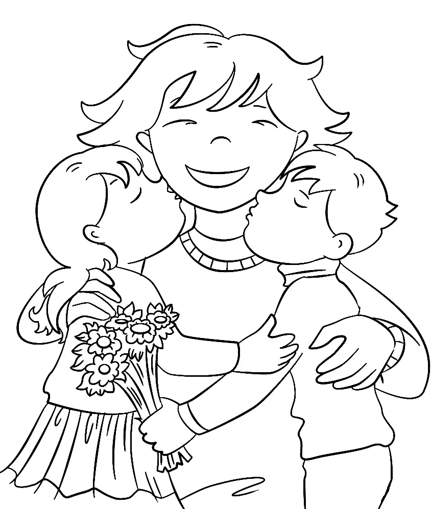 Mother s Day Coloring Pages 28