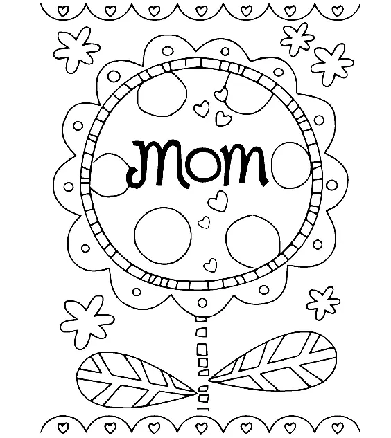 Mother s Day Coloring Pages 29