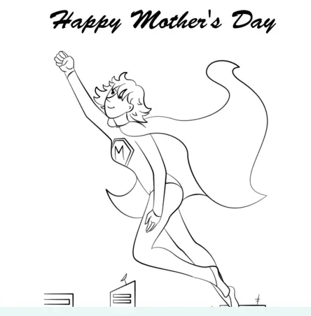 Mother s Day Coloring Pages 3
