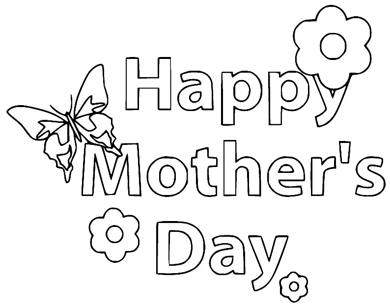 Mother s Day Coloring Pages 38