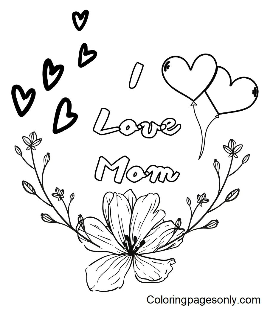 Mother s Day Coloring Pages 57
