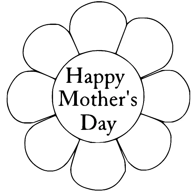 Mother s Day Coloring Pages 6
