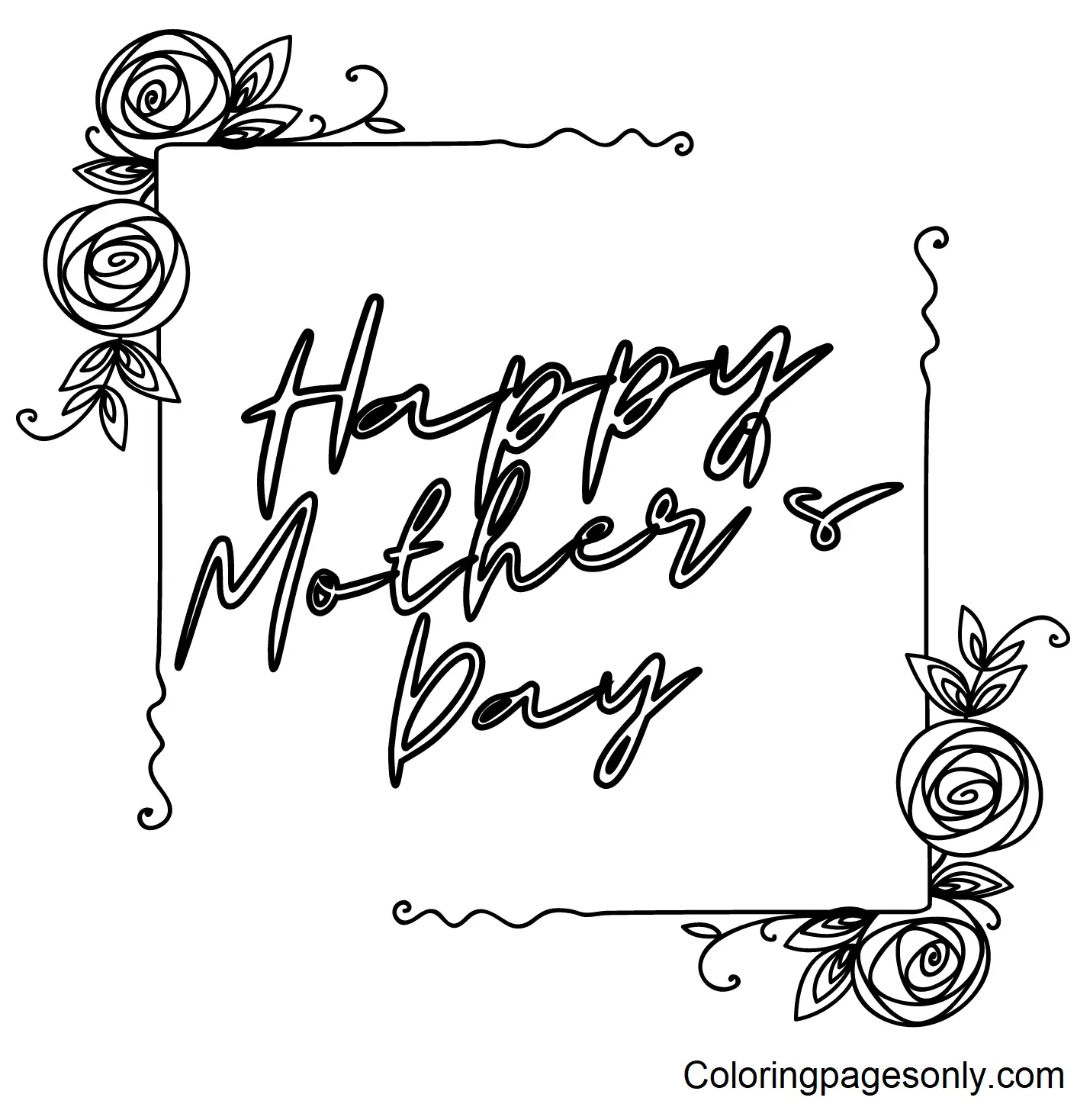 Mother s Day Coloring Pages 62