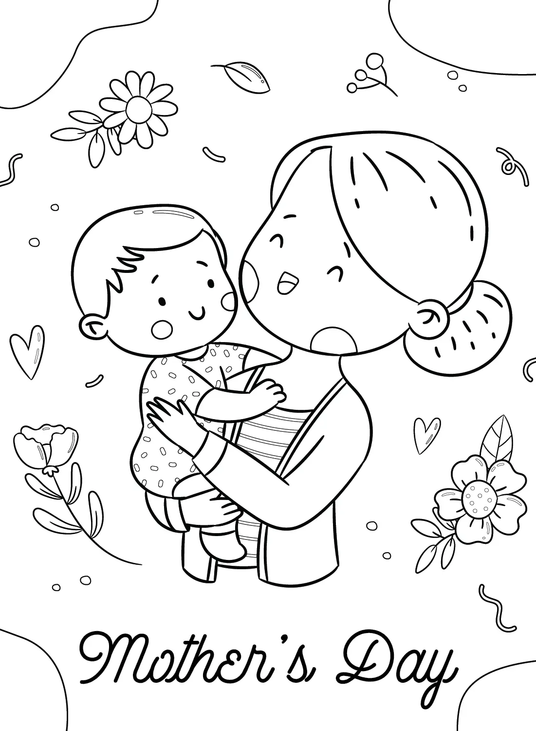 Mother s Day Coloring Pages 64