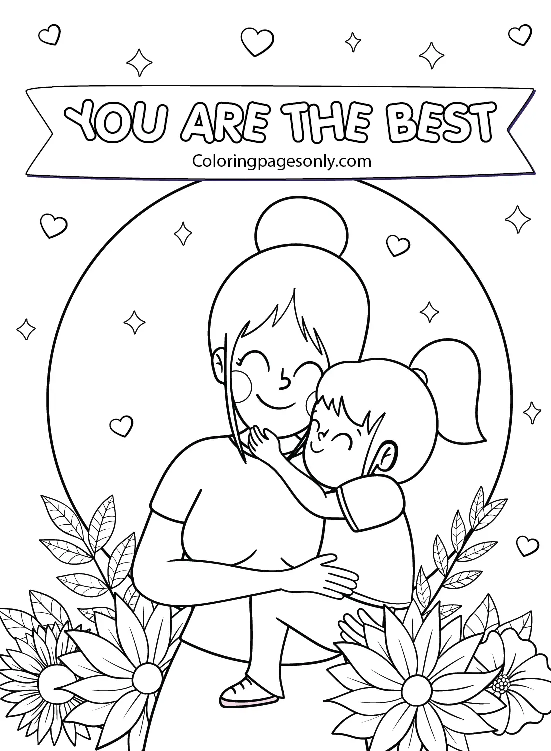 Mother s Day Coloring Pages 70