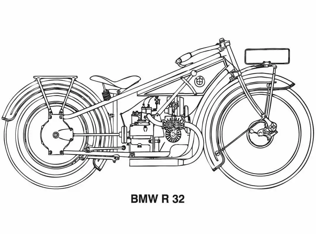 Motocicletas Para Colorear 10