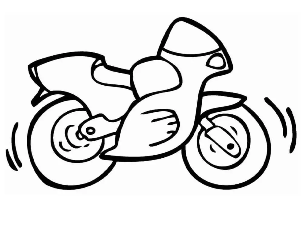 Motocicletas Para Colorear 11