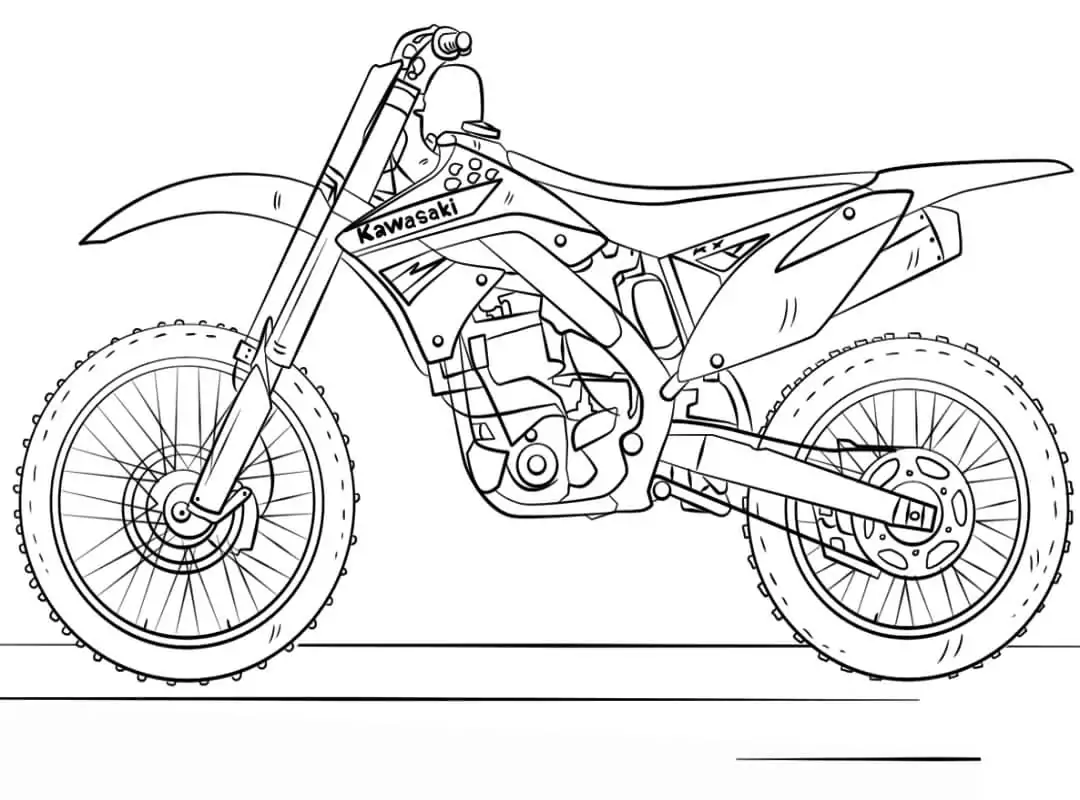 Motocicletas Para Colorear 13