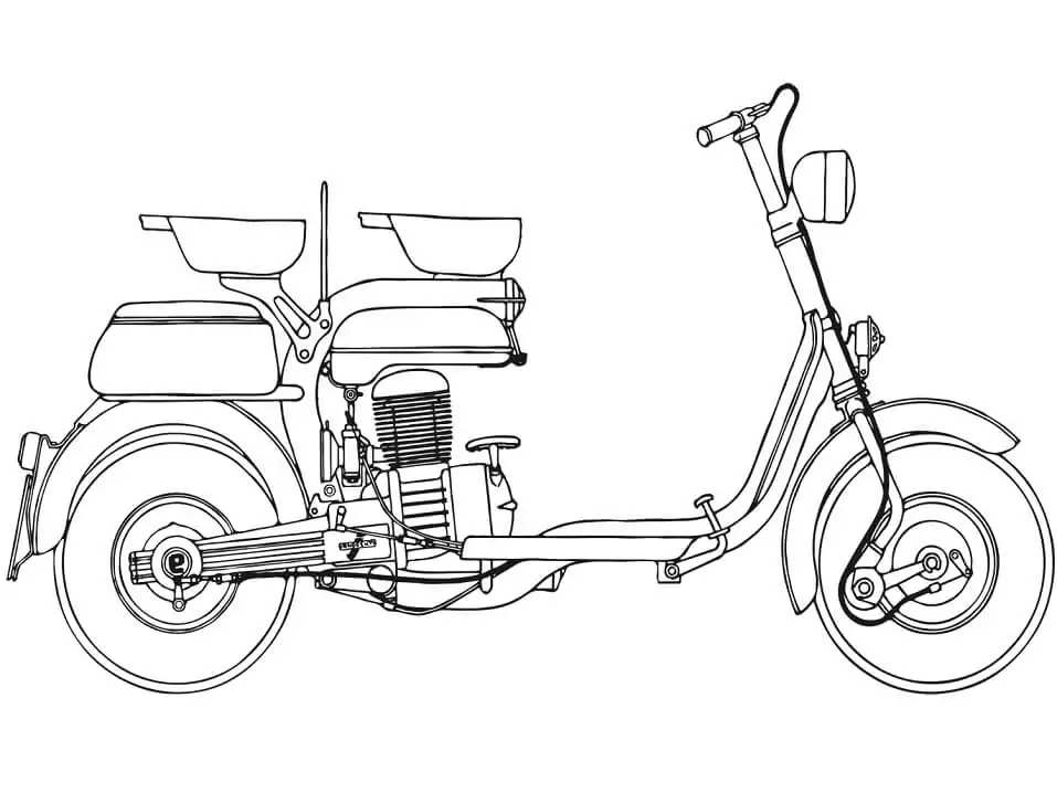 Motocicletas Para Colorear 16