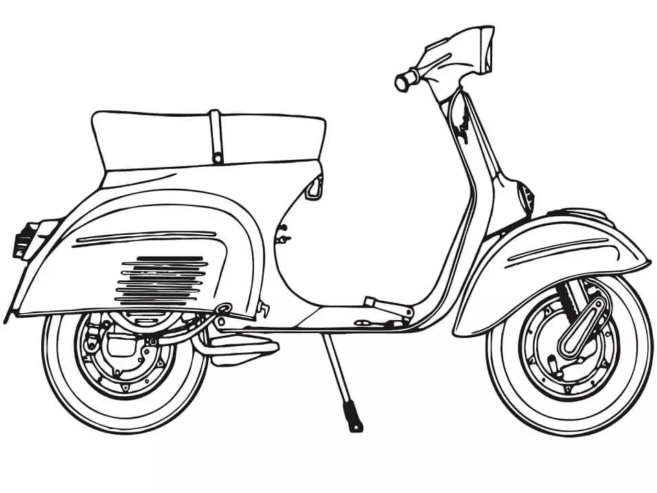 Motocicletas Para Colorear 17