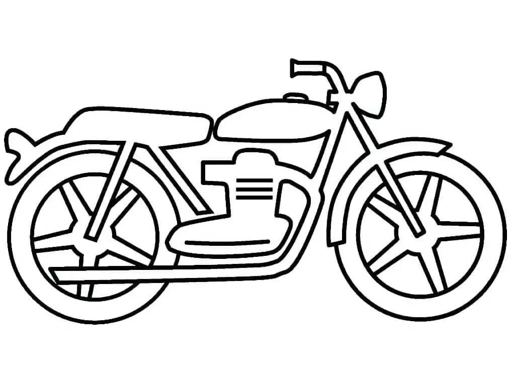 Motocicletas Para Colorear 20