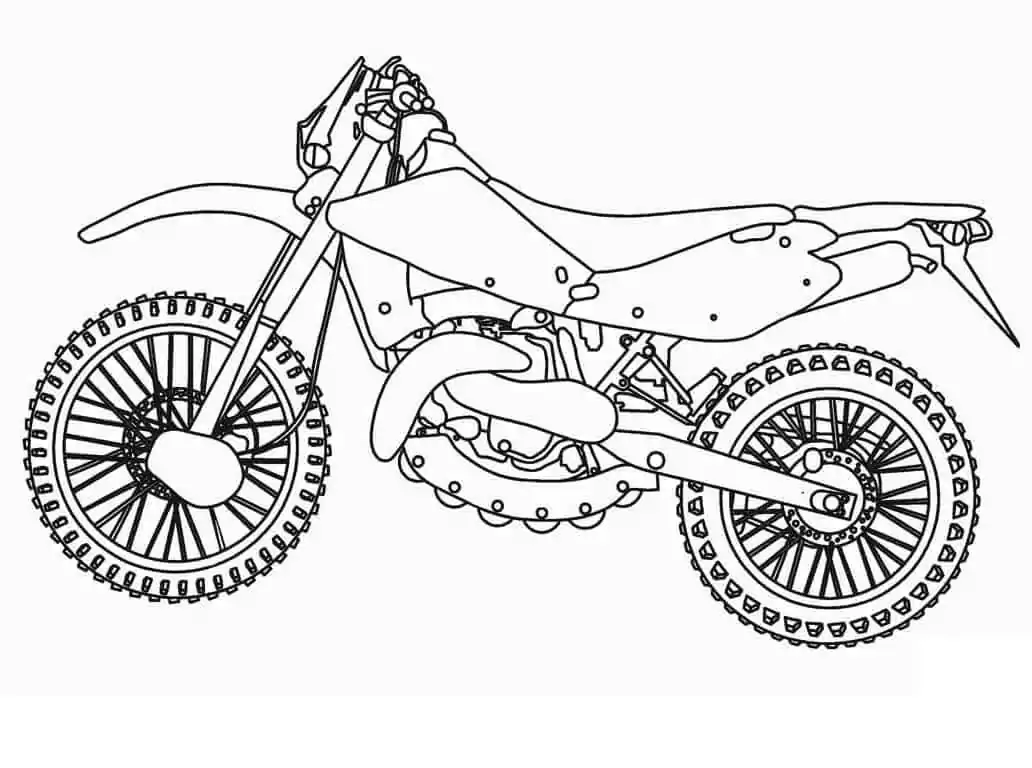 Motocicletas Para Colorear 22