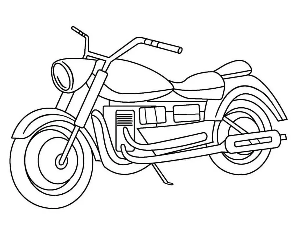 Motocicletas Para Colorear 23