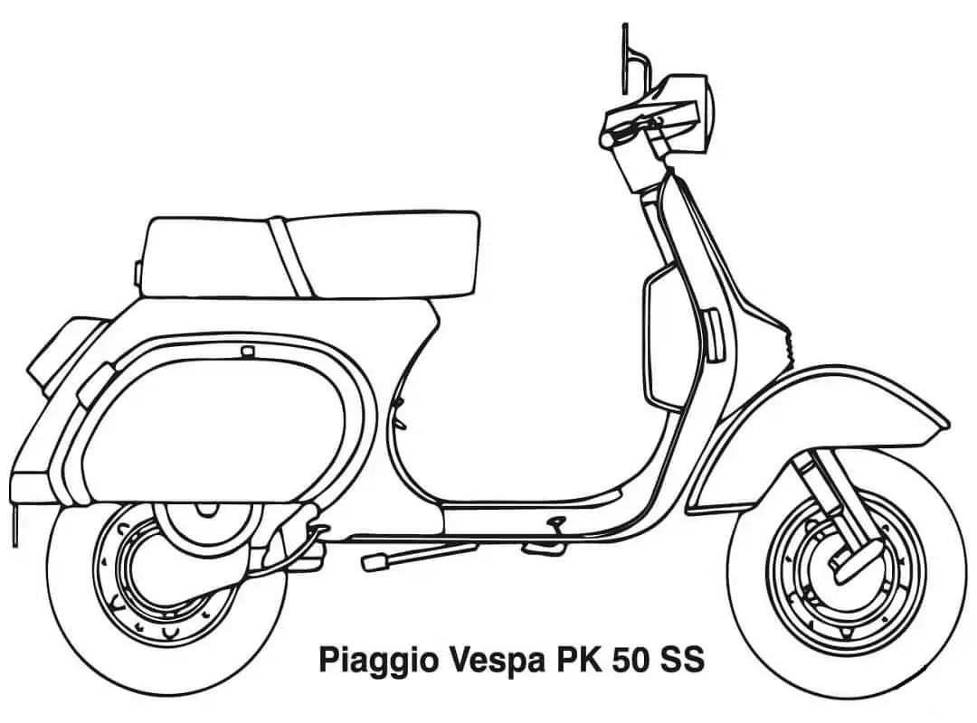 Motocicletas Para Colorear 26