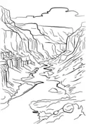 Mountains Coloring Pages 16