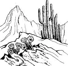 Mountains Coloring Pages 19