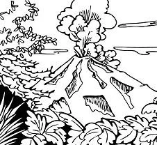 Mountains Coloring Pages 21