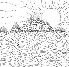 Mountains Coloring Pages 29