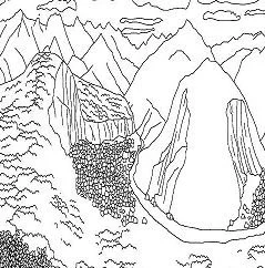 Mountains Coloring Pages 37