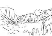 Mountains Coloring Pages 39