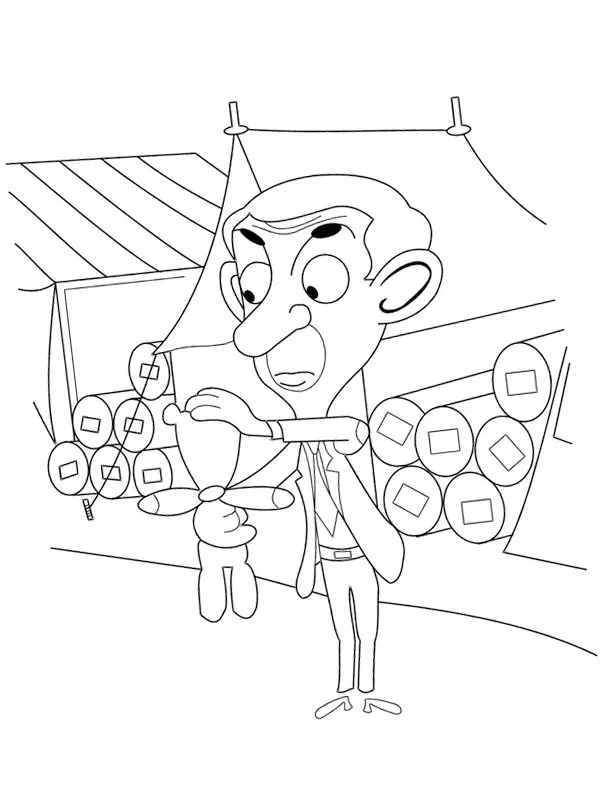 Mr. Bean Ausmalbilder 22