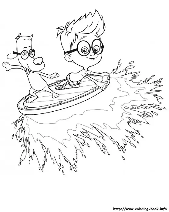 Mr Peabody and Sherman Coloring Pages 13