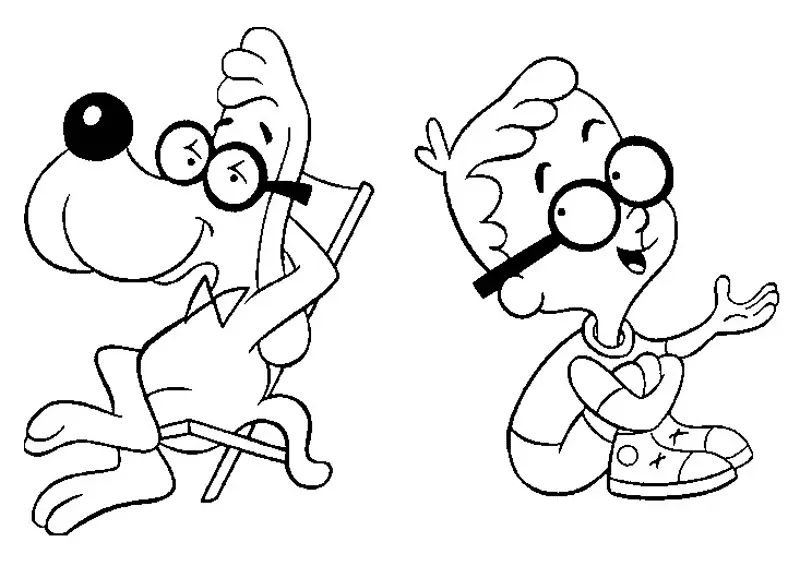 Mr Peabody and Sherman Coloring Pages 16