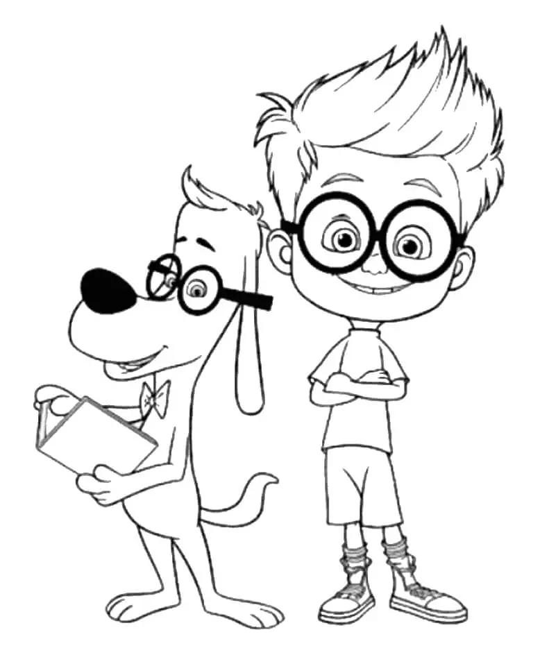 Mr Peabody and Sherman Coloring Pages 22