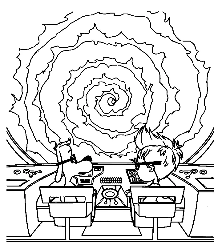 Mr Peabody and Sherman Coloring Pages 23